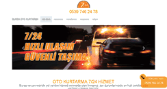 Desktop Screenshot of bursaotokurtarma.com